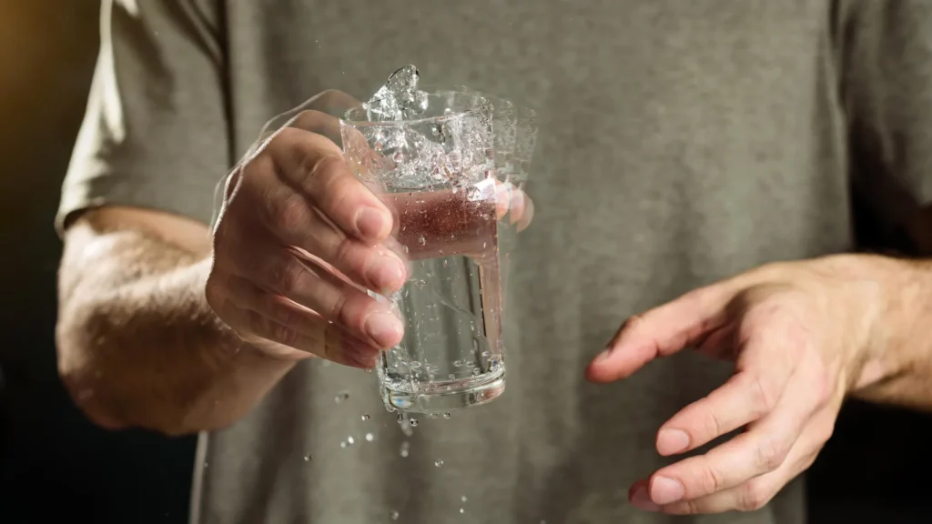 man-with-parkinsons-shaking-water-glass